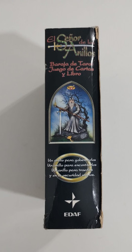 El Señor De Los Anillos: Tarot, Cartas Y Libro. Con Detalle
