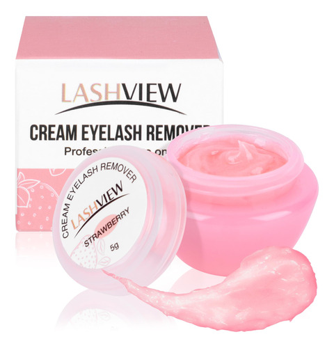 Lashview Crema Removedor De Extensiones De Pestanas, Crema C