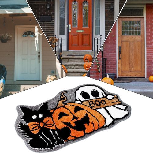 Alfombra De Baño De Calabaza Alfombra De Baño De Halloween A