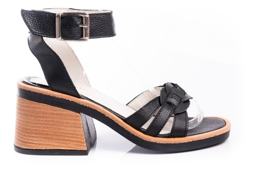 Sandalias Mujer Verano Taco Bajo Cuero Plataforma Timothea