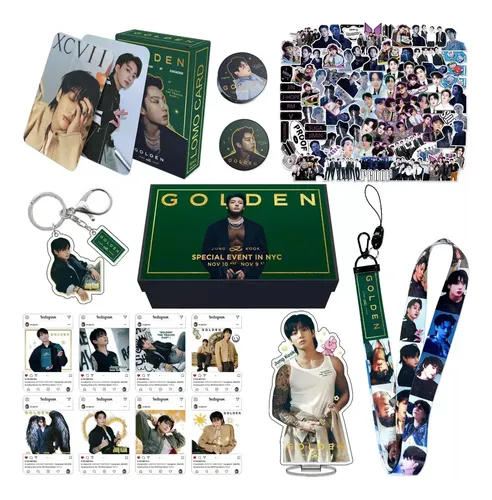 Conjunto De Caixas De Presente Jungkook Golden Album Periphe