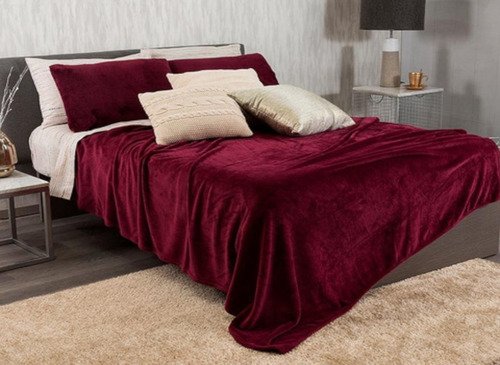 Cobertor Vino King Size Suave Cobija Frazada Ligera