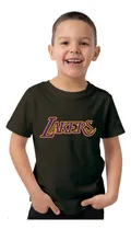 Comprar Remera Niño Negra Nba Los Angeles Lakers Lebron James 23