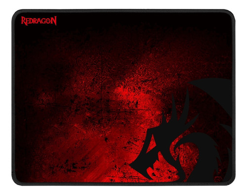 Mouse Pad gamer Redragon P016 Pisces de goma m 260mm x 330mm x 3mm black/red