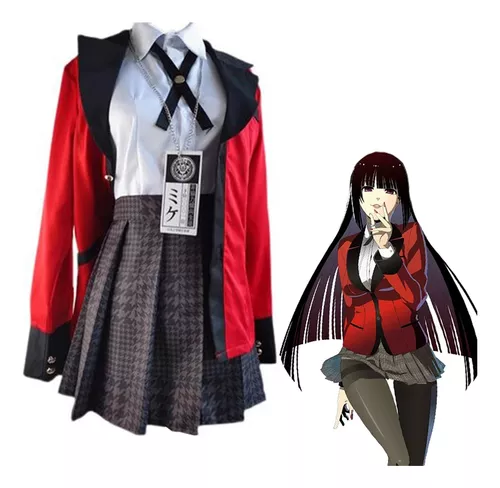 Uniforme Feminino Para Meninas, Anime, Kakegurui, Cosplay, Y