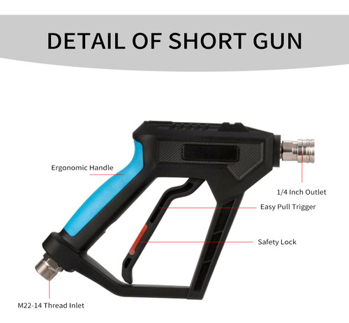 Pistola De Limpeza Masculina, Lava-jato De Entrada Para Espu