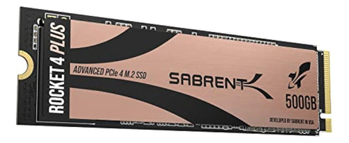 Sabrent 500gb Rocket 4 Plus Nvme 4.0 Gen4 Pcie M.2 Ssd Inter