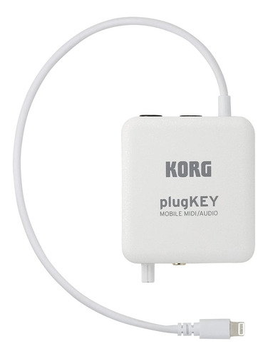 Interface Midi Korg Plugkey iPhone-iPad Blanca