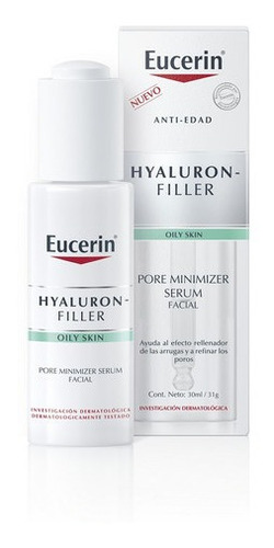 Imagen 2 de 2 de Sérum Pore Minimzer Serum Eucerin Hyaluron-Filler día/noche para todo tipo de piel de 30mL