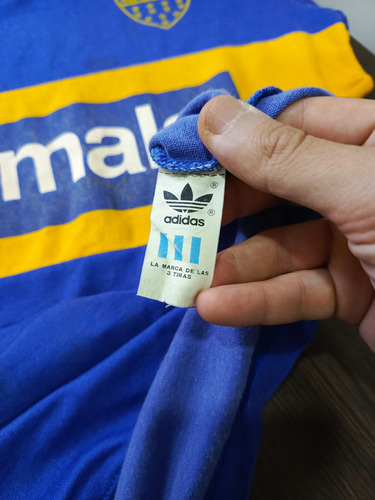 Camiseta Titular Boca Juniors 1992 Adidas Parmalat De Epoca (Usado)