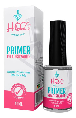 Primer Hqz Nails 10ml - Ph Adesivador Preparador De Unhas 