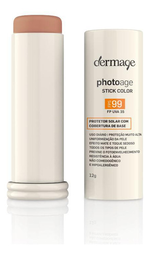 Protetor Solar Photoage Stick Color Fps99 Dermage 12g Médio