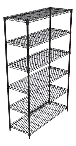 Rack Estante Industrial De 6 Niveles Soporta 158 Kg X Repisa