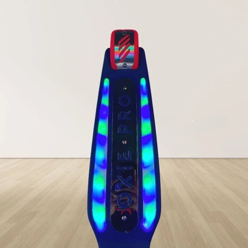 Scooter Para Niñas Musical Luces Casco Rodilleras Y Coderas