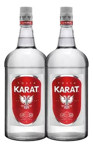 Pack De 2 Piezas De Vodka Karat 1000 Ml
