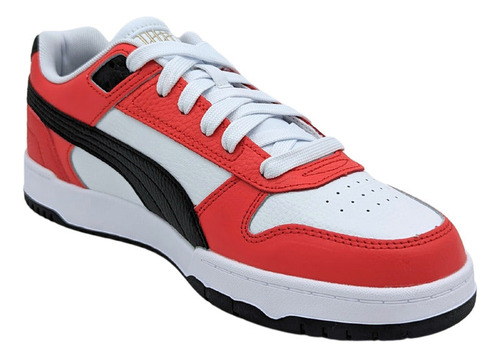 Tenis Puma Rbd Game Low Hombre Blanco Rojo Original 38637320