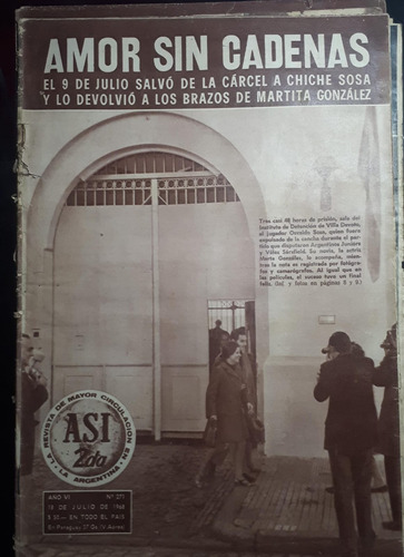 Revista Asi 271 '68 Alfredo Julián Simón Festejo Patrio Ovni