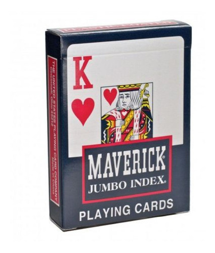 Baralho Maverick Jumbo Index Playing Cards Sortido 1206