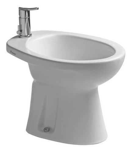 Imagen 5 de 10 de Inodoro Corto Andina Tapa + Bidet Sanitario Blanco Ferrum Mm