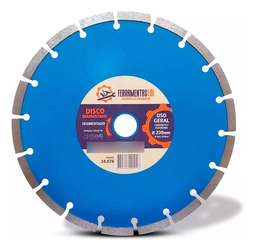 3 Discos De Corte Diamantado Segmentado 230mm 9 Industrial