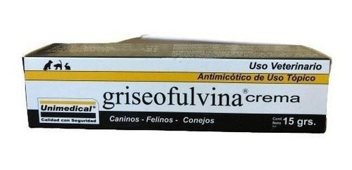 Griseofulvina Crema Antimicótico Unimedical 15 Grs