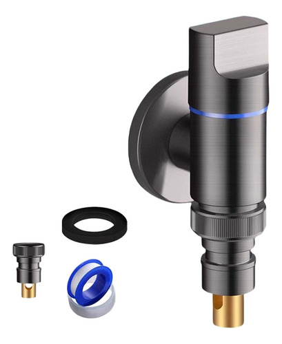 Washing Machine Faucet Watering Tap For Water Pipes Gray