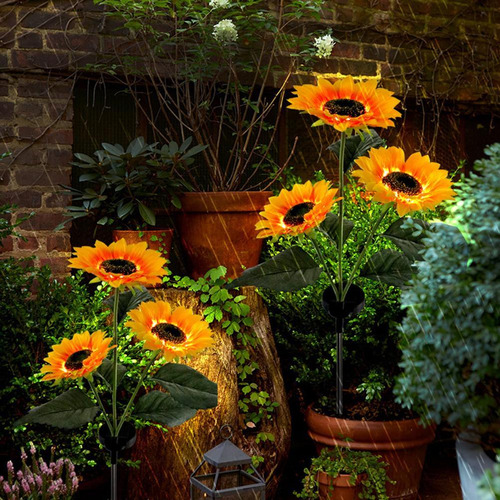 Luces Solares Para Estacas De Jardín Para Exteriores Aliment