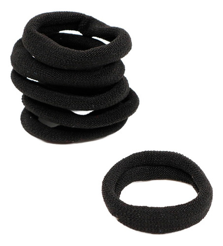 Gomitas De Cabello A4-12 X12 U Negro