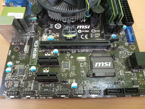 Kit Motherboard H81m + Core I3 + 8gb Ddr3