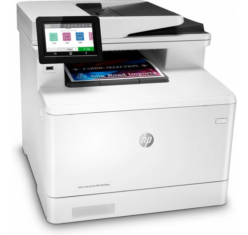 Impresora a color multifunción HP LaserJet Pro M479FDW con wifi blanca 110V - 127V