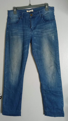 Pantalon De Jeans Marca Básicos Alicrado Talle G/xg 