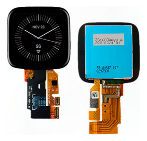 T Tela De Toque Lcd Para Fitbit Versa Smartwatch Fb504 Fb505