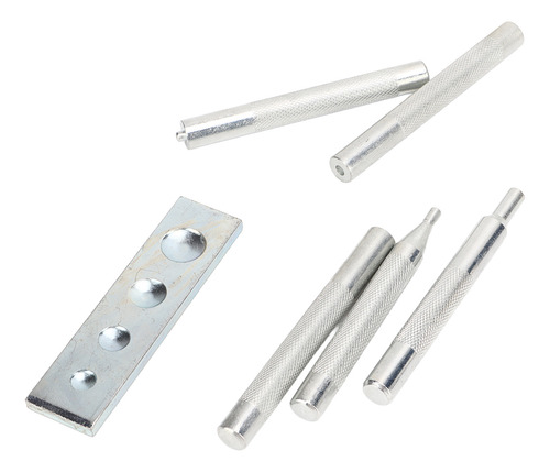 Juego De Perforadoras Snap Rivet Setter, 5 Piezas, Herramien