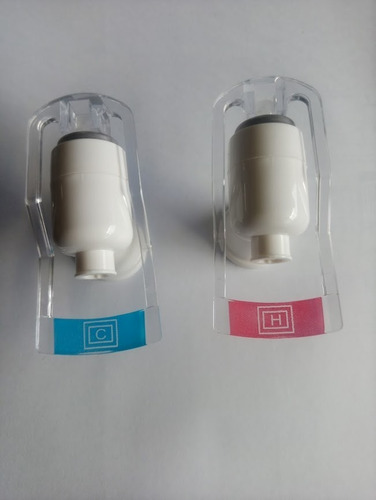 Imagen 4 de 5 de Juego De Canillas Rosca Hembra Para Dispenser De Agua Humma