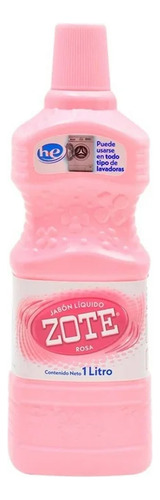 Jabón Liquido Zote Rosa 1 L.
