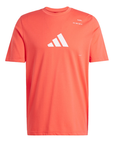 Playera adidas Padel Hombre Rojo Jd6016