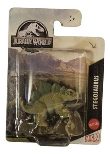 Figura Stegosaurus Jurassic World Mattel Micro Collection