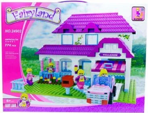 Juguete Casa En Bloques Marca Ausini 24902