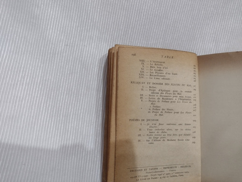 Imagen 6 de 7 de Les Fleurs Du Mal Baudelaire Livre De Poche Presente Sartre