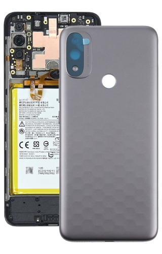 Tapa Trasera De Batería Gris Para Motorola Moto E20