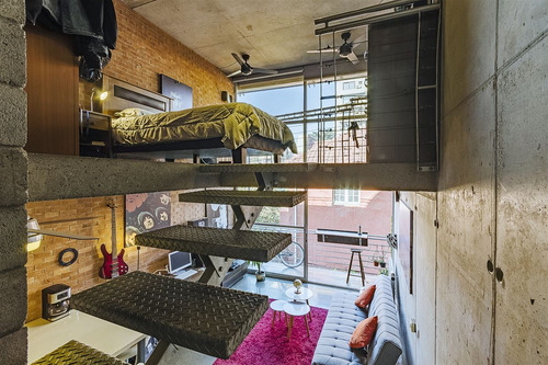 Loft Duplex En Edificio Premiado Bienal Arquitectura, Ñuñoa