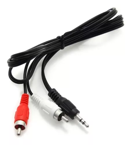 Cable Auxiliar De Audio Rca A Estereo Plug 3.5mm. 1.20mts