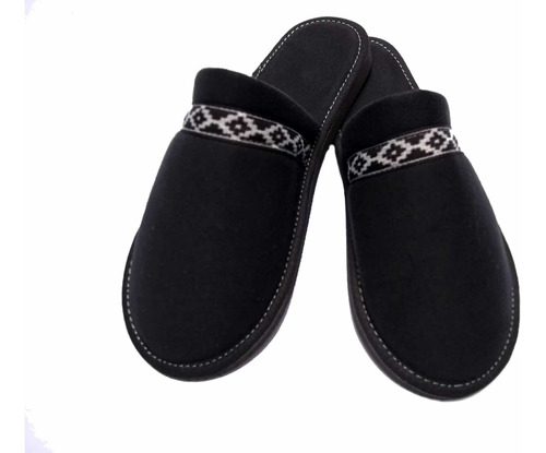 Pantufla Hombre En Algodon Con Guarda, Hasta Talle 46