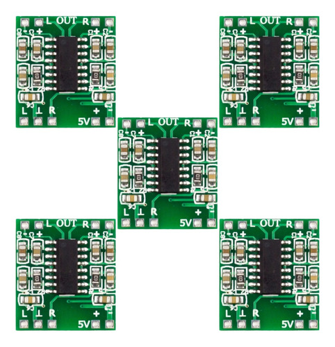 X5 Modulo Amplificador Audio Stereo Pam8403 2x3w 5v Clase D