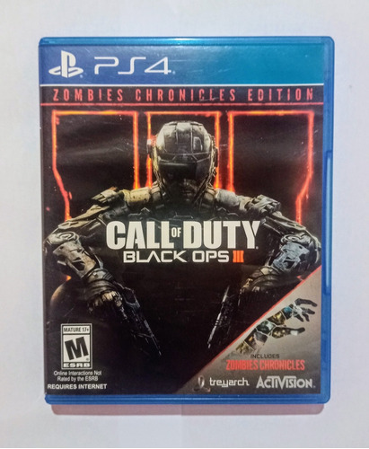 Call Of Duty Black Ops 3 Ps4 Fisico Zombie Chronicle Edition