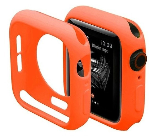 Protector Carcasa Silicona Naranja Compatibl Apple Watch38mm