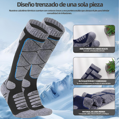 Antideslizantes Y Transpirables De Calcetines Termicos Lana
