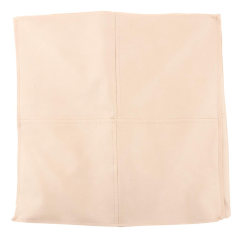 Funda De Puf Sin Relleno Puf Sin Relleno Cuadrado Beige