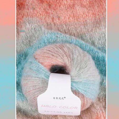 Mohair - Hilo De Lana Tejer Y Ganchillo, 3 Madejas Degr...