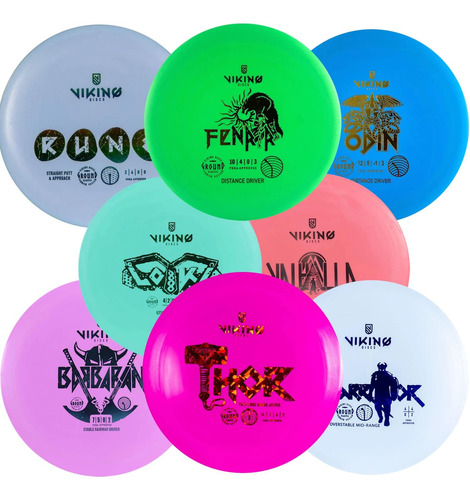 Juego   De Disco Golf  8 Discos De Frisbee Cualquier Di...